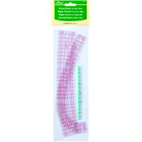Clover Regla curvada flexible- carbón- talla única